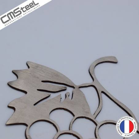 Décoration Murale Grappe de Raisin en Inox | 25,00