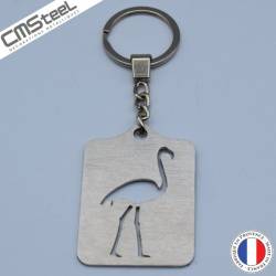 Porte Clés Flamant Rose