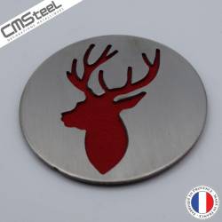 Dessous de Verre Tête de Cerf