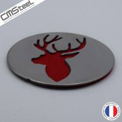 Dessous de Verre Tête de Cerf