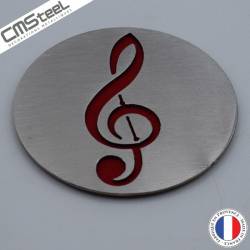 Dessous de Verre Clé de Sol