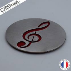 Dessous de Verre Clé de Sol