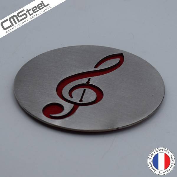 Dessous de Verre Clé de Sol