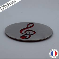 Dessous de Verre Clé de Sol