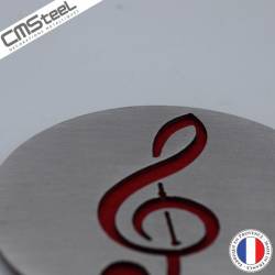 Dessous de Verre Clé de Sol