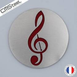 Dessous de Verre Clé de Sol