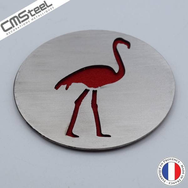 Dessous de Verre Flamant Rose