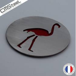 Dessous de Verre Flamant Rose