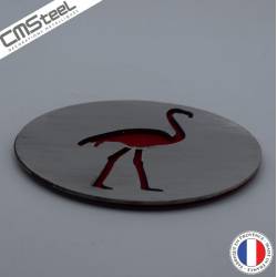 Dessous de Verre Flamant Rose