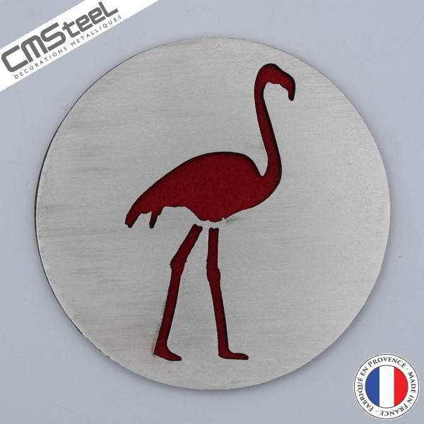 Dessous de Verre Flamant Rose