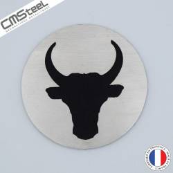 Dessous de Verre Tête de Taureau