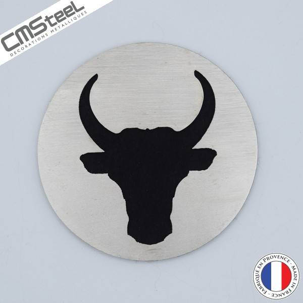 Dessous de Verre Tête de Taureau