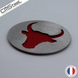 Dessous de Verre Tête de Taureau