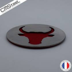 Dessous de Verre Tête de Taureau