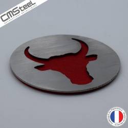 Dessous de Verre Tête de Taureau