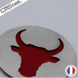 Dessous de Verre Tête de Taureau