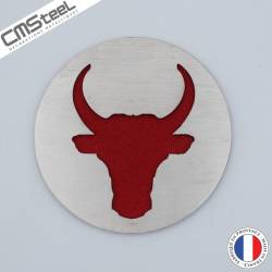 Dessous de Verre Tête de Taureau