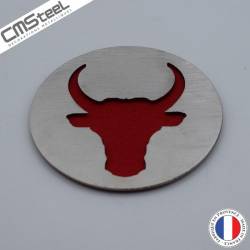 Dessous de Verre Tête de Taureau