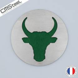 Dessous de Verre Tête de Taureau