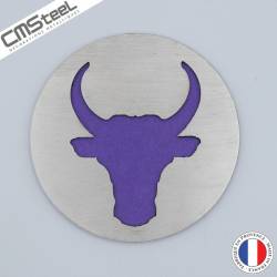 Dessous de Verre Tête de Taureau