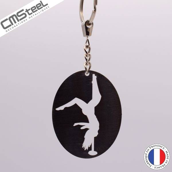 Porte-clés Break Dance Avec Clip – Design Imprimé, Cadeau Original