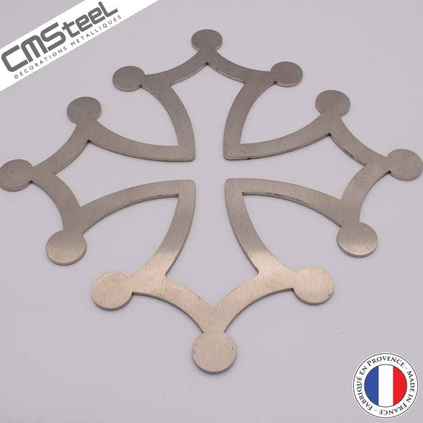 Décoration Murale En Fonte Croix Occitane 20 Cm - Ambiance Sud Authentique