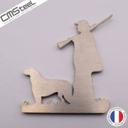 Magnet Chasseur + chien